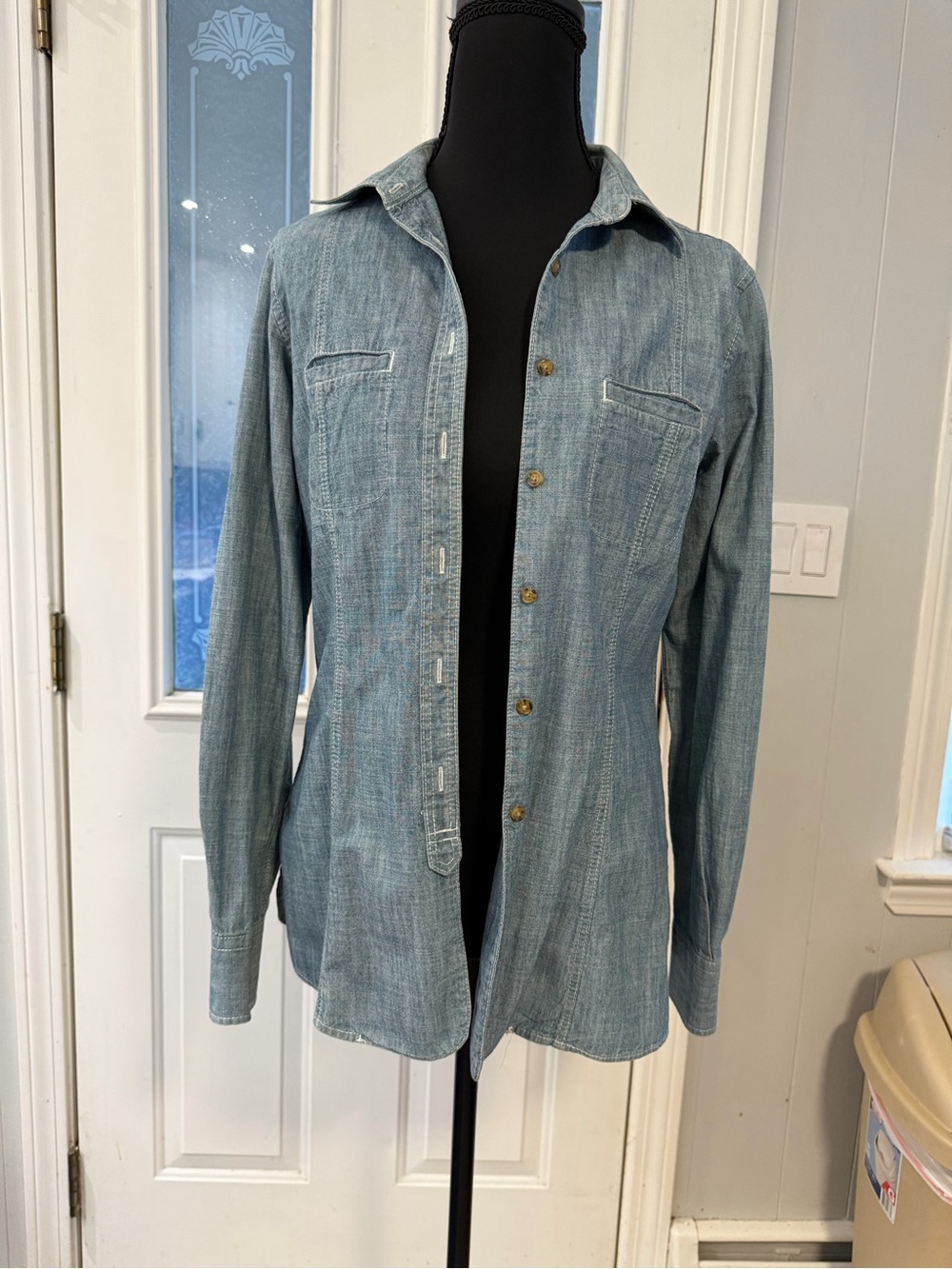 Brooks Brothers Light Blue Denim Button-Down Shirt